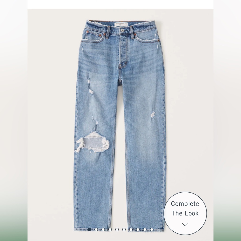 Abercrombie & Fitch High Rise Dad Jean